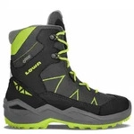 LOWA Jonas JTX, M&auml;nnlich, Kind, Schwarz, Gr&uuml;n, Grau, Outdoor-Stiefel, Wandern,