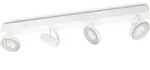 Philips Dimmbare LED Clockwork Decken-/Wandspot, 4x, Strahler