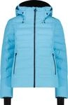 CMP wattierte Damen Skijacke mit Clima Protect und Kapuze blau 38
