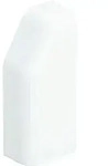 OBO SL ESre2050 rws Endst&uuml;ck rechts SL 20x50 9010 PVC reinwei&szlig; RAL9010 6132277