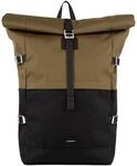 Sandqvist Icon Rolltop - Rucksack L 16" 65 cm erw. (multi olive)