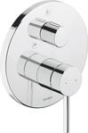 Duravit Fertigmontageset Circle UP-Wannen-Einhebelmischer, Sich.Kombi, chrom