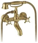 Wannenarmatur mit Duschset, Antik-Bronze, Serie VICTORIAN BRONZO