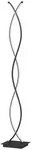 HOMCOM LED Stehlampe Wohnzimmer Dimmbar 144 cm Stehleuchte mit Fu&szlig;schalter -...