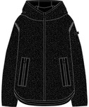 CMP Damen Jacke Jacket FIX Hood Schwarz 36 - Schwarz - 36