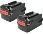 EXTENSILO 2x Akku Ersatz f&uuml;r Hilti B36, B36V, 2203932, 418009 f&uuml;r Werkzeug...