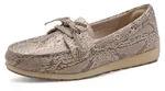 Tamaris Comfort Damen Slipper 8-84601-46 BEIGE Snake (beige, 36 EU) - 36