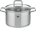 Elo Citrin 72420 Kochtopf inkl. Deckel, Edelstahl, 20 cm Durchmesser,