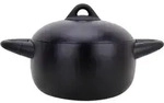 Marmortopf mit Deckel/Kessel, 18 cm, 2,2 l Maestro - Schwarz