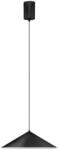 Nova Luce LED Pendelleuchte Lui 12W warmweiss 3000K Schwarz Stahl Aluminium...