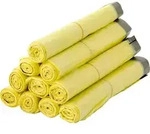 BigDean 10 Rollen Gelber Sack, Gelbe S&auml;cke 90 Liter HDPE Gelb 13 St&uuml;ck pro...
