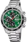 Festina Swiss Made Automatik Schwarz-Gr&uuml;n F20055/2 - Silber