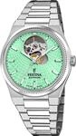 Festina Damen Armbanduhr "Swiss Made" Riv&eacute; F20054/3 Automatik Edelstahl