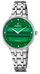 Festina Damen Armbanduhr F20600/B Mademoiselle Edelstahl - Gr&uuml;n