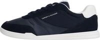 Tommy Hilfiger Herren Cupsole Sneaker Lopro Cup Mix zum Schn&uuml;ren, Blau (Desert...
