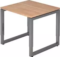 REGO 8 G - 80 x 80 h&ouml;henverstellbar Nussbaum/Graphit - Braun