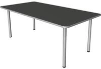 Schreibtisch Prime 200x100cm anthrazit