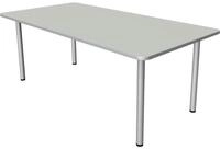 Schreibtisch Prime 200x100cm lichtgrau