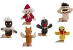 SANDMANN Fingerpuppen 6-fach sortiert