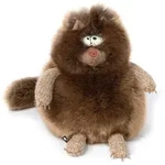 sigikid Fritten Fritze Kuscheltier Beasts, Ma&szlig;e: 23x25x38 cm; 38456 - Braun