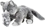 MISANIMO Katzen Mami mit Baby - Grau