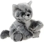 Heunec MISANIMO Glitter-Kitty Babykatze graumeliert Gr&ouml;&szlig;e 20 cm - Grau