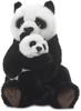 WWF Plüschtier Pandamutter mit Baby (28cm) lebensecht Kuscheltier Stofftier