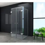 U-Duschkabine AVILO 90 x 90 x 195 cm ohne Duschtasse