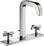 HansGrohe 39134000, HansGrohe AXOR 39134000 3-Loch Waschtischarmatur Axor Silber
