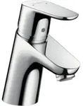 Hansgrohe Focus Waschtischmischer 70 LowFlow Chrom ohne Ablaufgarnitur - Silber