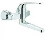 Grohe Einhand-Waschtischbatterie Euroeco Special 32774, Wandmontage, 1 Stk. - Silber