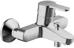 Hansa Primo Einhand-Wannen-Batterie f&uuml;r Wandaufbau, chrom, 1 Stk. - Silber