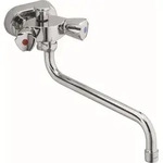 Kludi STANDARD Spezial Wannenf&uuml;ll- und Brausearmatur 45mm Stichma&szlig;, chrom - Silber