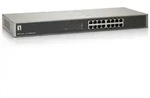 LevelOne 16-Port-Gigabit-Switch, Unmanaged, Gigabit Ethernet (10/100/1000),