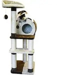 Kerbl Kratzbaum Planet X (braun/beige, H&ouml;he 127 cm, Grundplatte 40 x 50 cm) -...