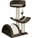 Kerbl Kratzbaum Safari 60 cm Dunkelbraun - Braun