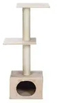 Karlie Smaragd Kratzbaum - Pl&uuml;sch/Sisal - Beige - 35x35x103 cm - Beige