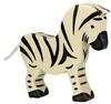 Holztiger - 80151 - Zebra, groß, Holz, 14cm x 2,8cm x 14cm