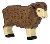 Holztiger 80075 Schaf, stehend, schwarz