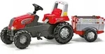 rolly toys Junior RT Trettraktor mit FarmTrailer, rot Ma&szlig;e: 162x53x62 cm; 80...