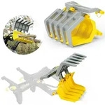 rolly toys Timber Loader Anbausatz, Ma&szlig;e: 42x35x30 cm; 40 967 9 - Grau/Gelb