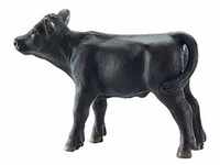 Schleich 13768 - Angus Kalb, Tier Spielfigur, schwarz