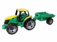 LENA® Starke Riesen Traktor mit Anhänger, mit Schiebedach, 100 kg Tragkraft