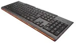 Cougar 200K Tastatur, US Layout - schwarz - Schwarz