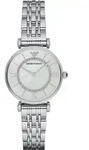 Emporio Armani 2 ZEIGER AR1908 Damenarmbanduhr Design Highlight - Silber