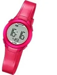 Calypso Damen Uhr Digital K5677/4 Kunststoff PUR Armbanduhr pink UK5677/4 - Rosa
