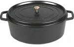 Staub 40509-322-0, 6,7 l, Schwarz, Eisenguss, Emaille, Frankreich, 33 cm - Schwarz
