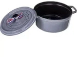 Staub Cocotte, 240 mm, 4.8 kg - Grau