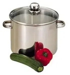 Baumalu Traiteur PLUS Couvercle 19L Kochtopf inkl. Deckel, Edelstahl, 32 cm