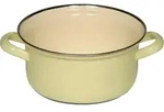 Riess Kasserolle mit Chromrand 16 cm 1,00 l 0278-006 gelb - Gelb